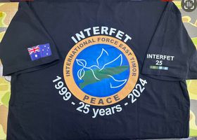 INTERFET 25 YEAR T SHIRTS