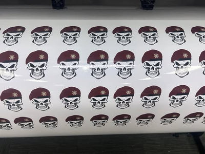 176 skull stickers