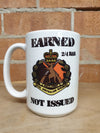 15 oz 2/4 RAR Earned not issued   mug