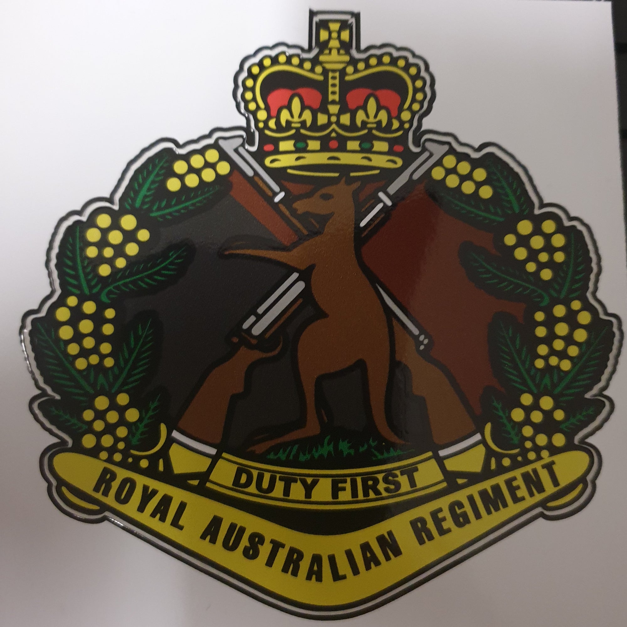 8/9 RAR Skippy badge sticker