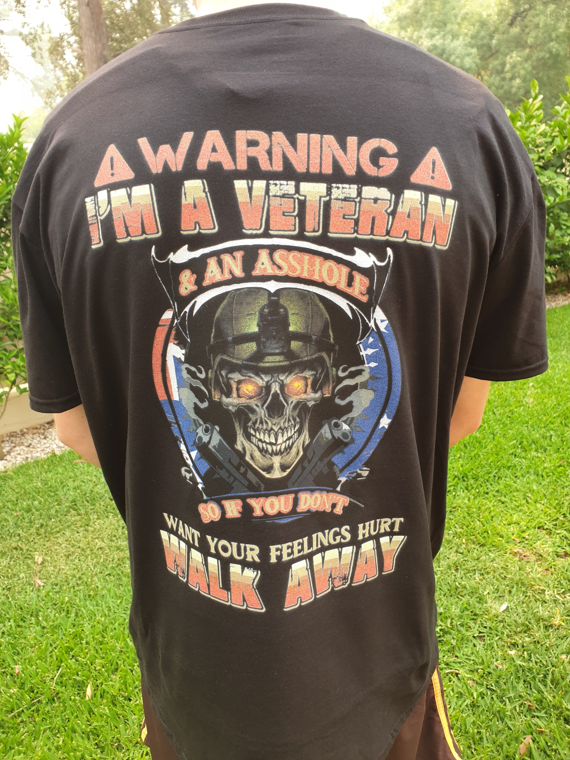 Warning veteran