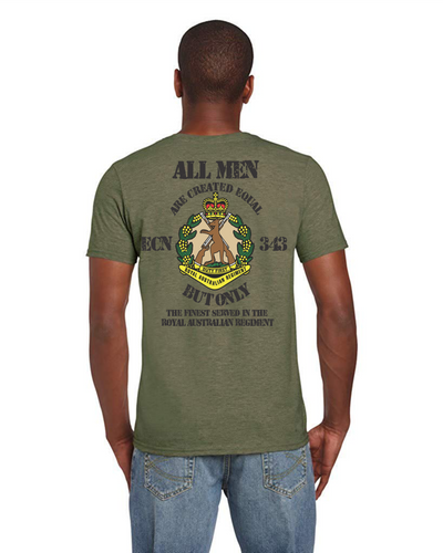 6 RAR ALL MEN ARE CREATED EQUAL T SHIRT