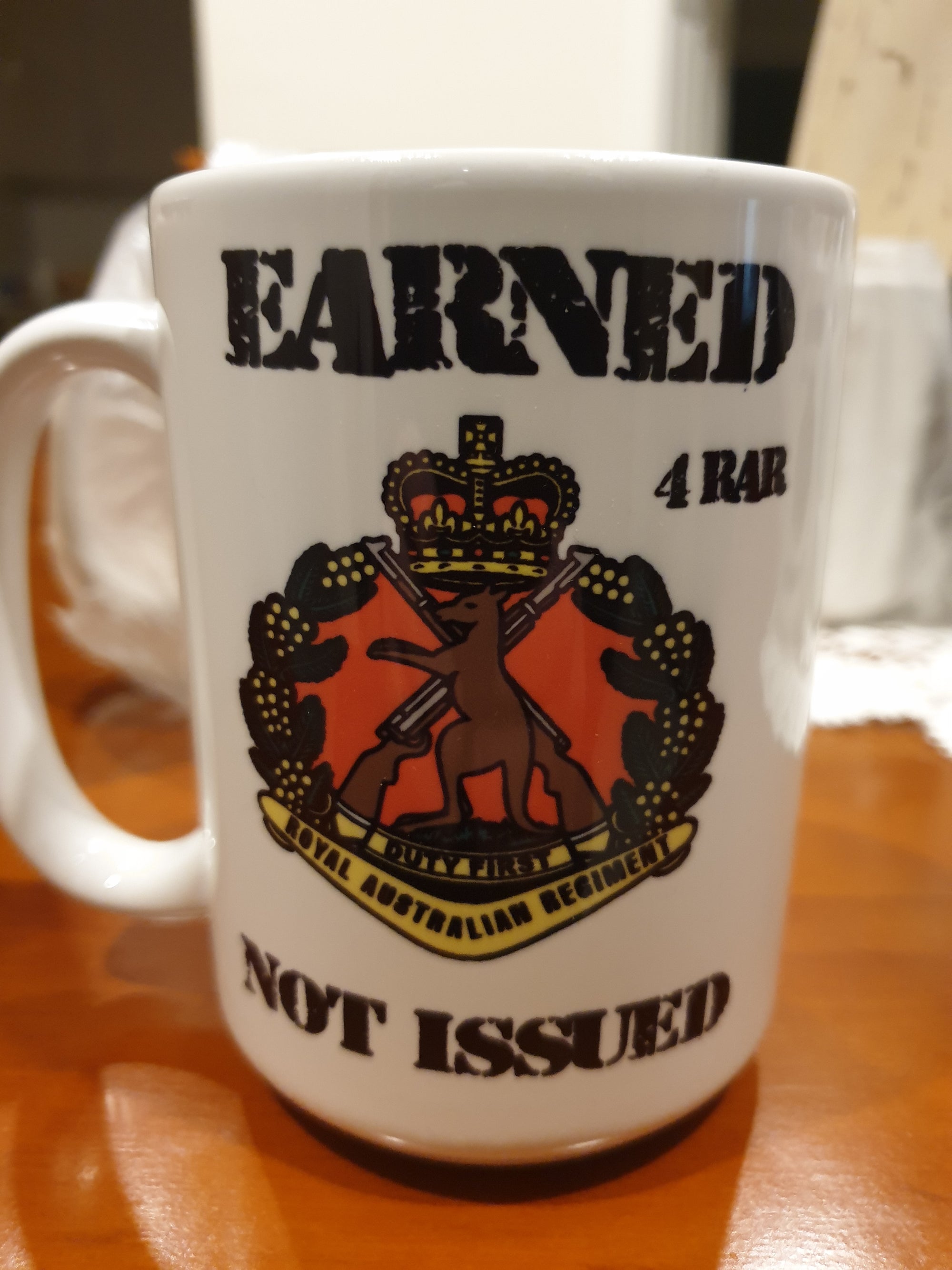 4 15 OZ  4 RAR Earned not issued  mug