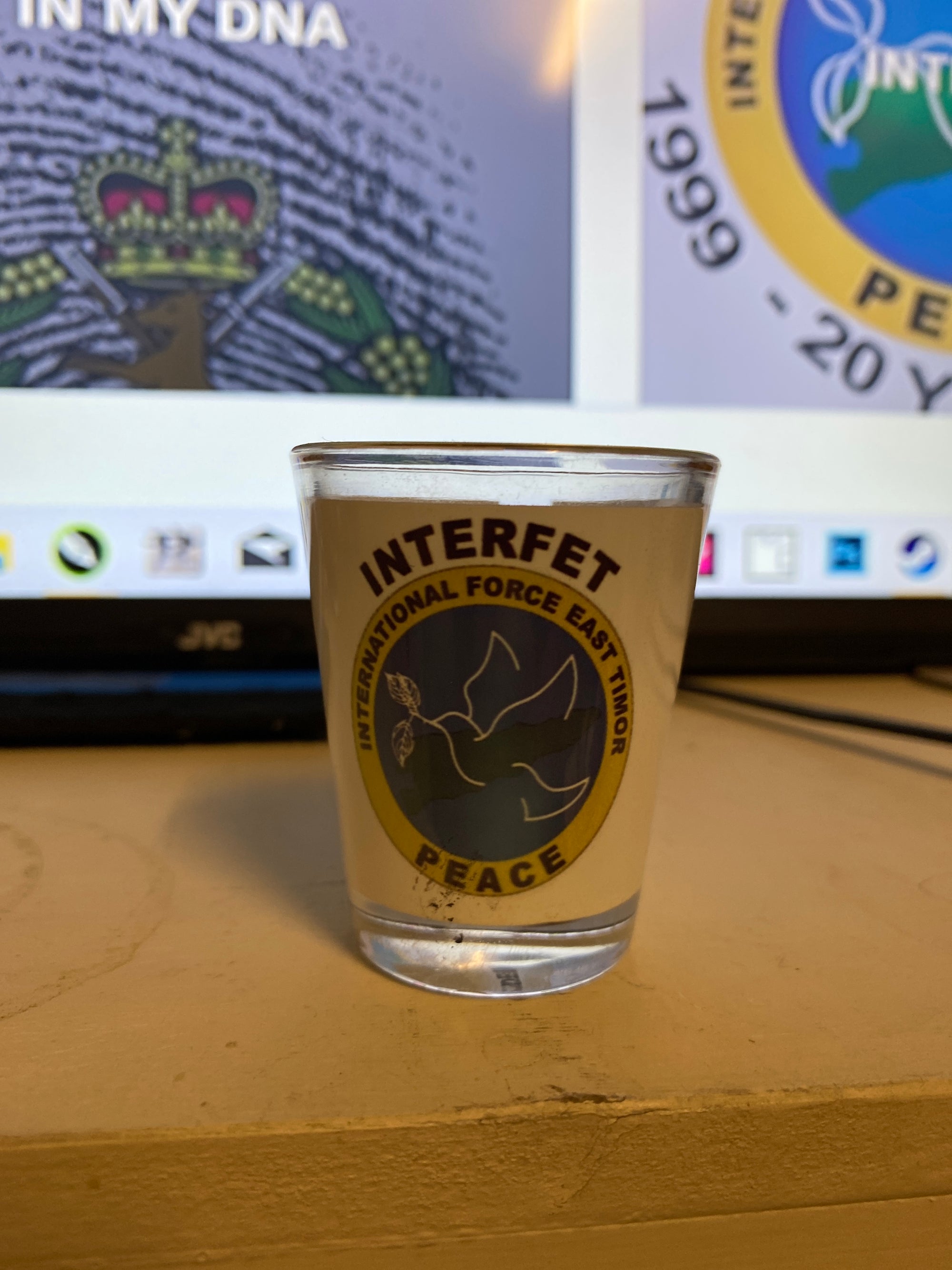 Interfet shot glass