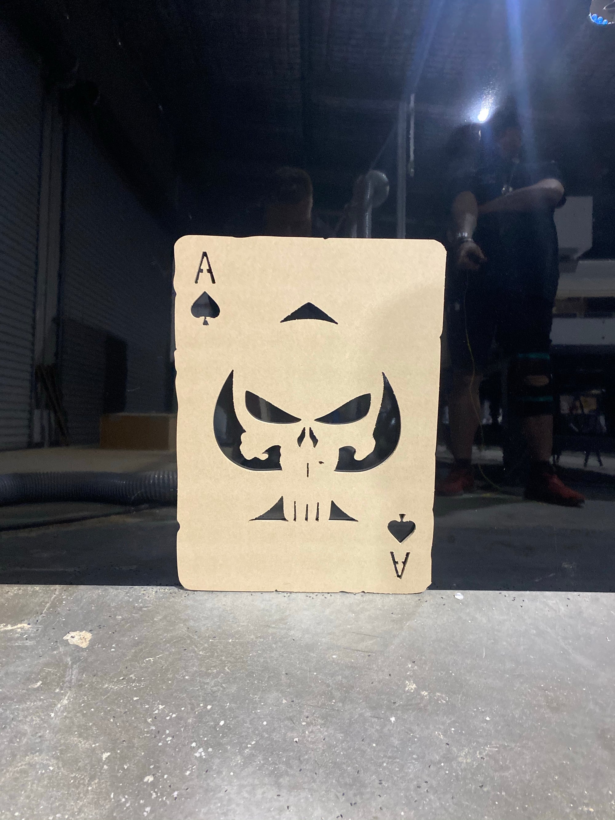 Punisher card painted 600 x 400