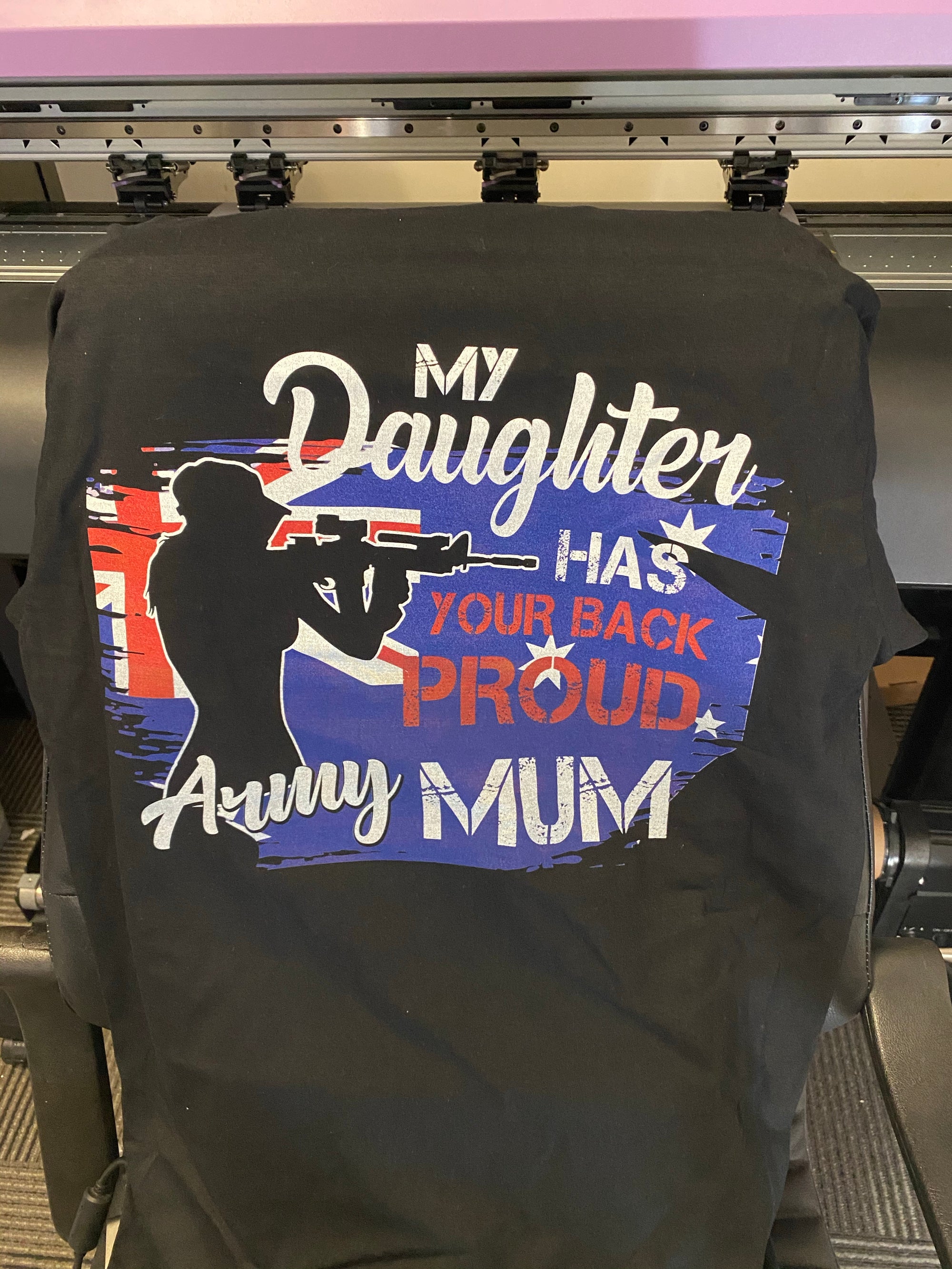 Army mum daughter has your back