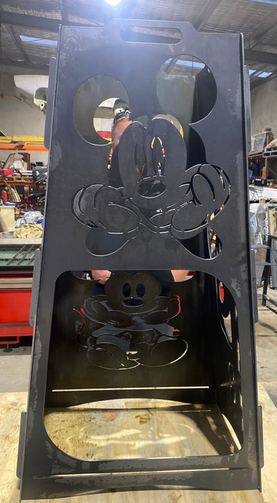Mickey Mouse fire pit 3 mm steel