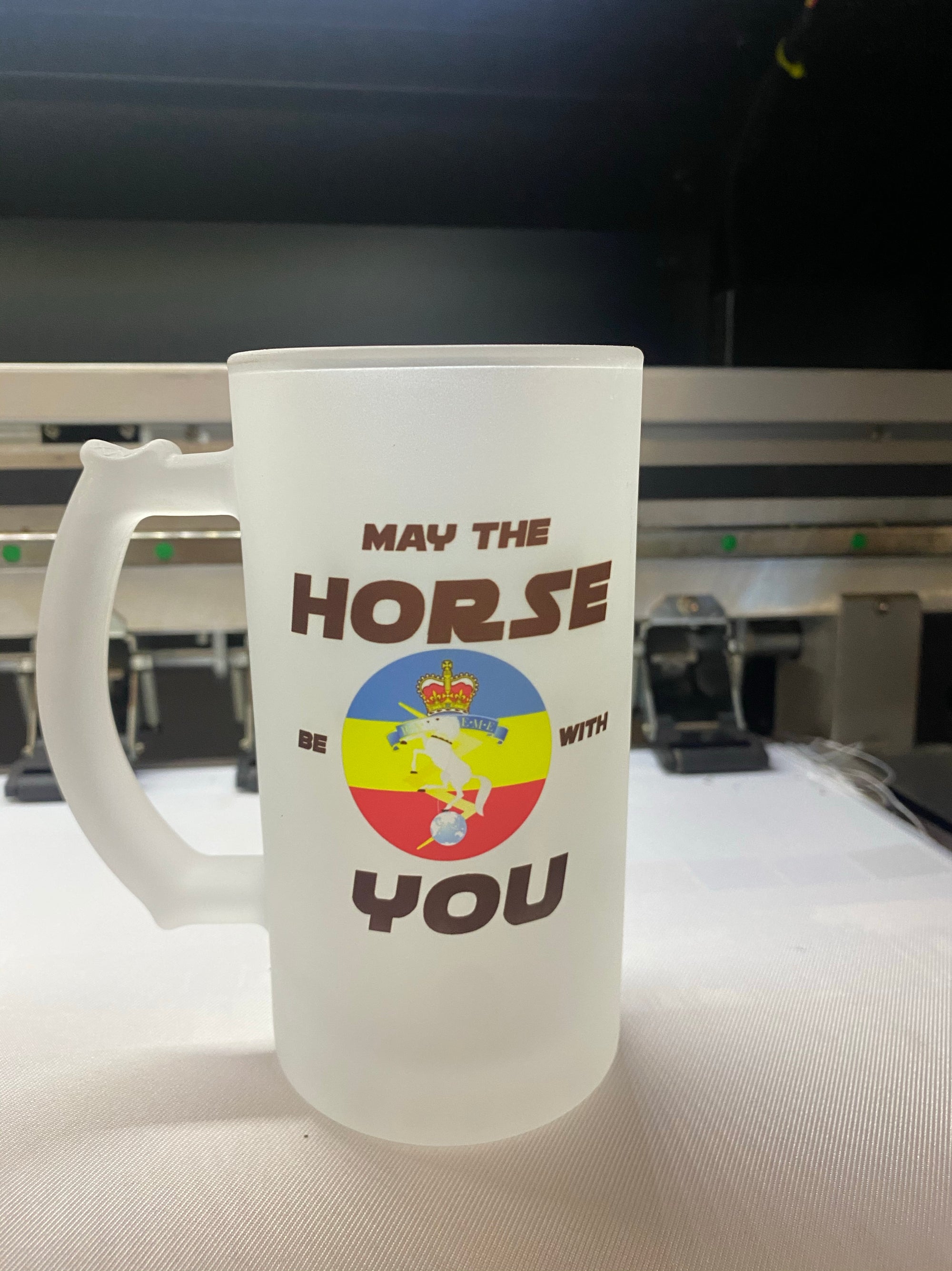 May the horse be with you beer mug
