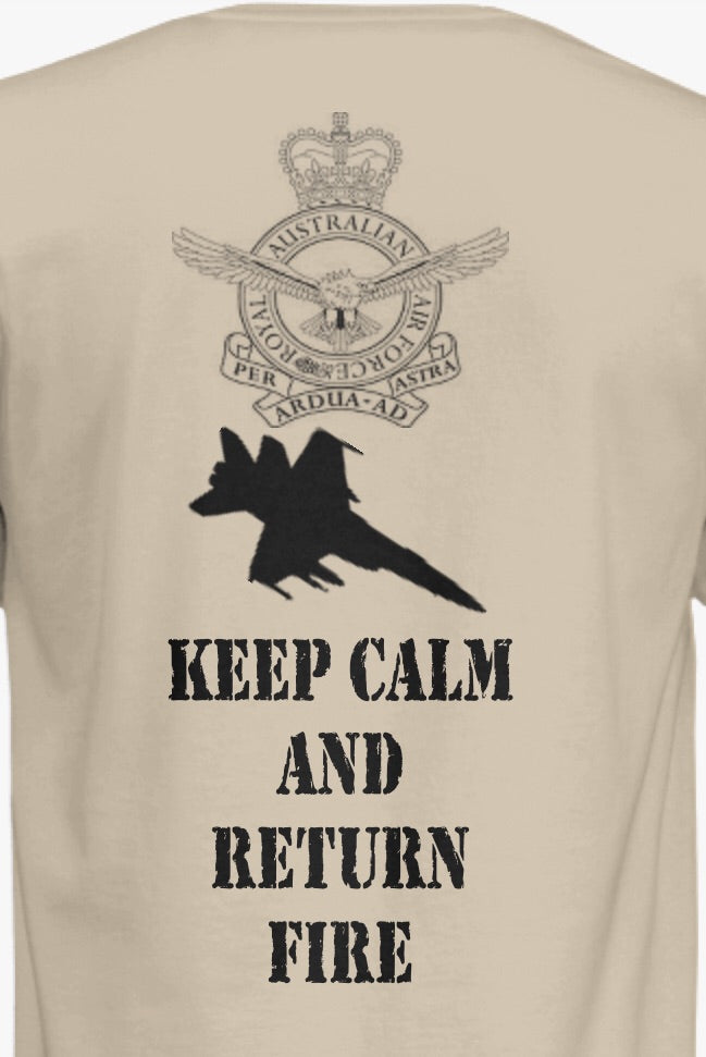 Air Force keep calm and return fire