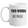 Two words mug