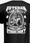 Veteran t shirt