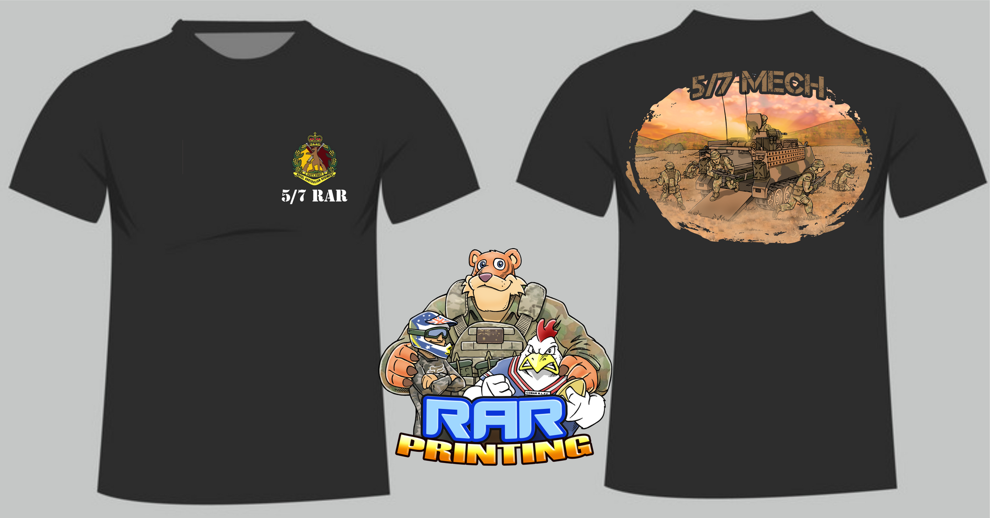 5/7 RAR Mech T-shirt WITH M113